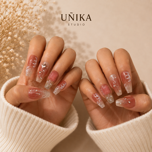 Brisa Floral | Uñas Press On Hechas a Mano