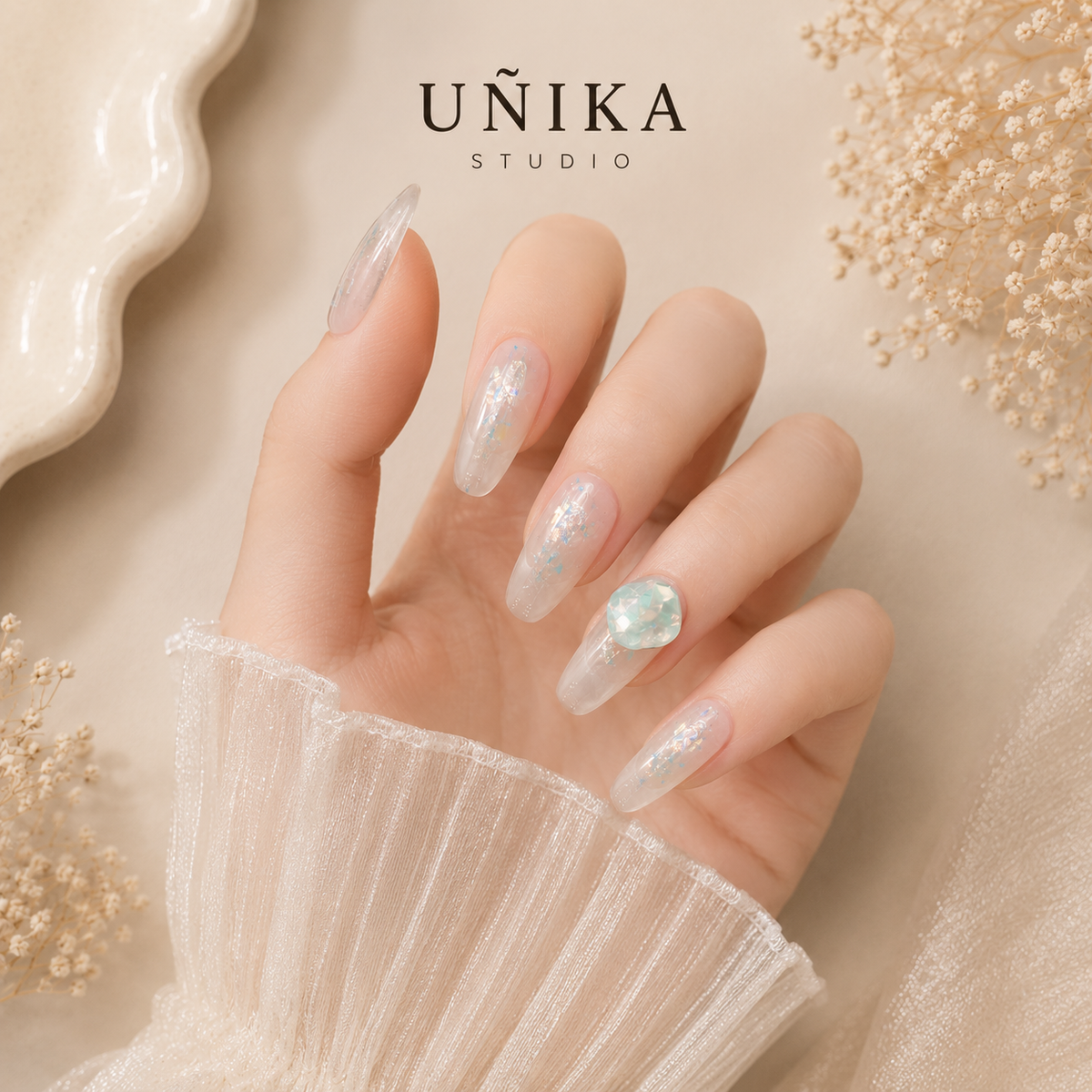Susurro de Hadas | Uñas Press On Hechas a Mano