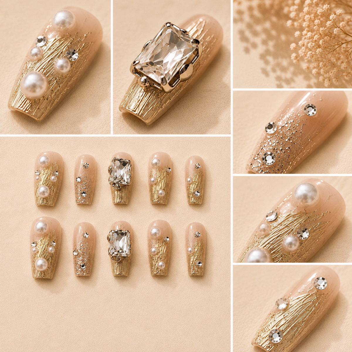 Joya Imperial | Uñas Press On Hechas a Mano