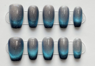 Ópalo Boreal | Uñas Press On Hechas a Mano