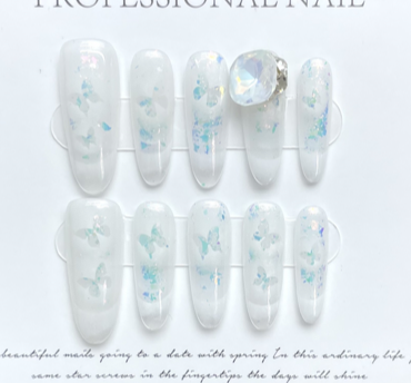 Susurro de Hadas | Uñas Press On Hechas a Mano