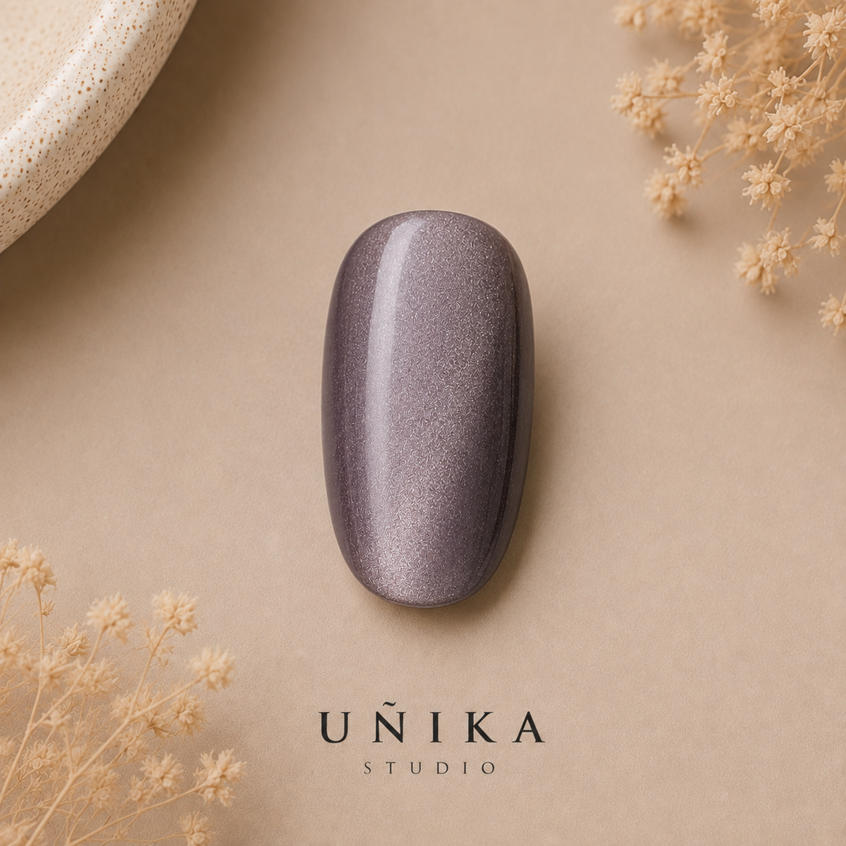 Amatista Cat Eye | Uñas Press On Hechas a Mano