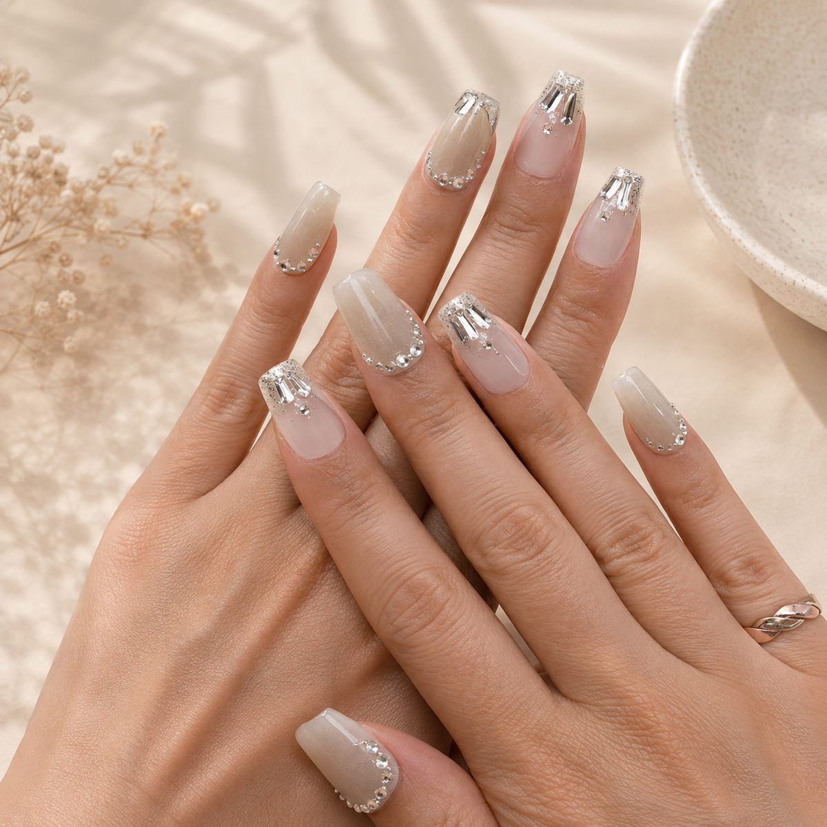 Modern Jewel | Handmade Press-On Nails