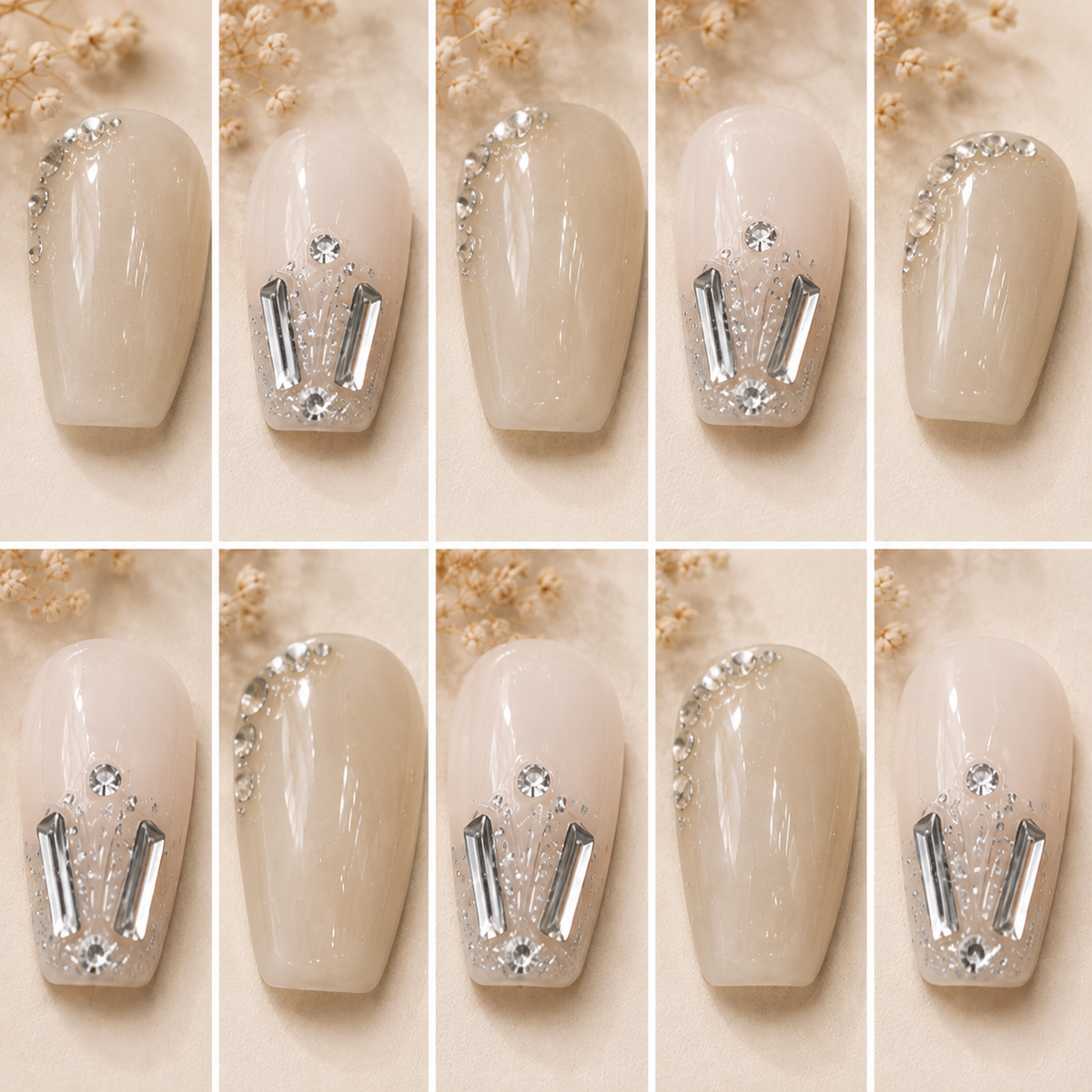 Modern Jewel | Handmade Press-On Nails