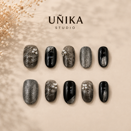 Alas Nube | Uñas Press On Hechas a Mano