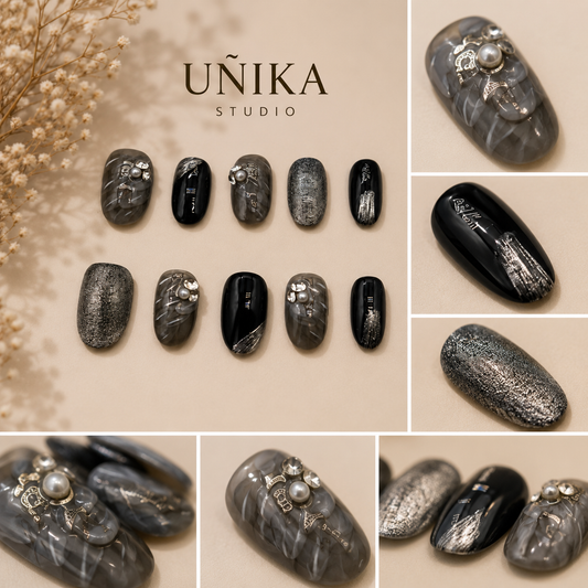 Alas Nube | Uñas Press On Hechas a Mano