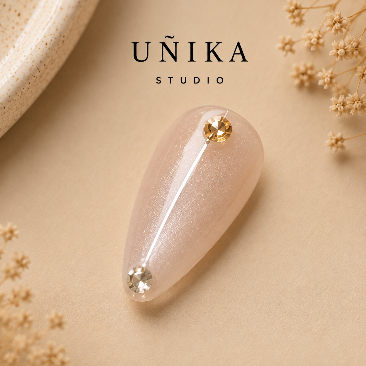 Luz Serena | Uñas Press On Hechas a Mano